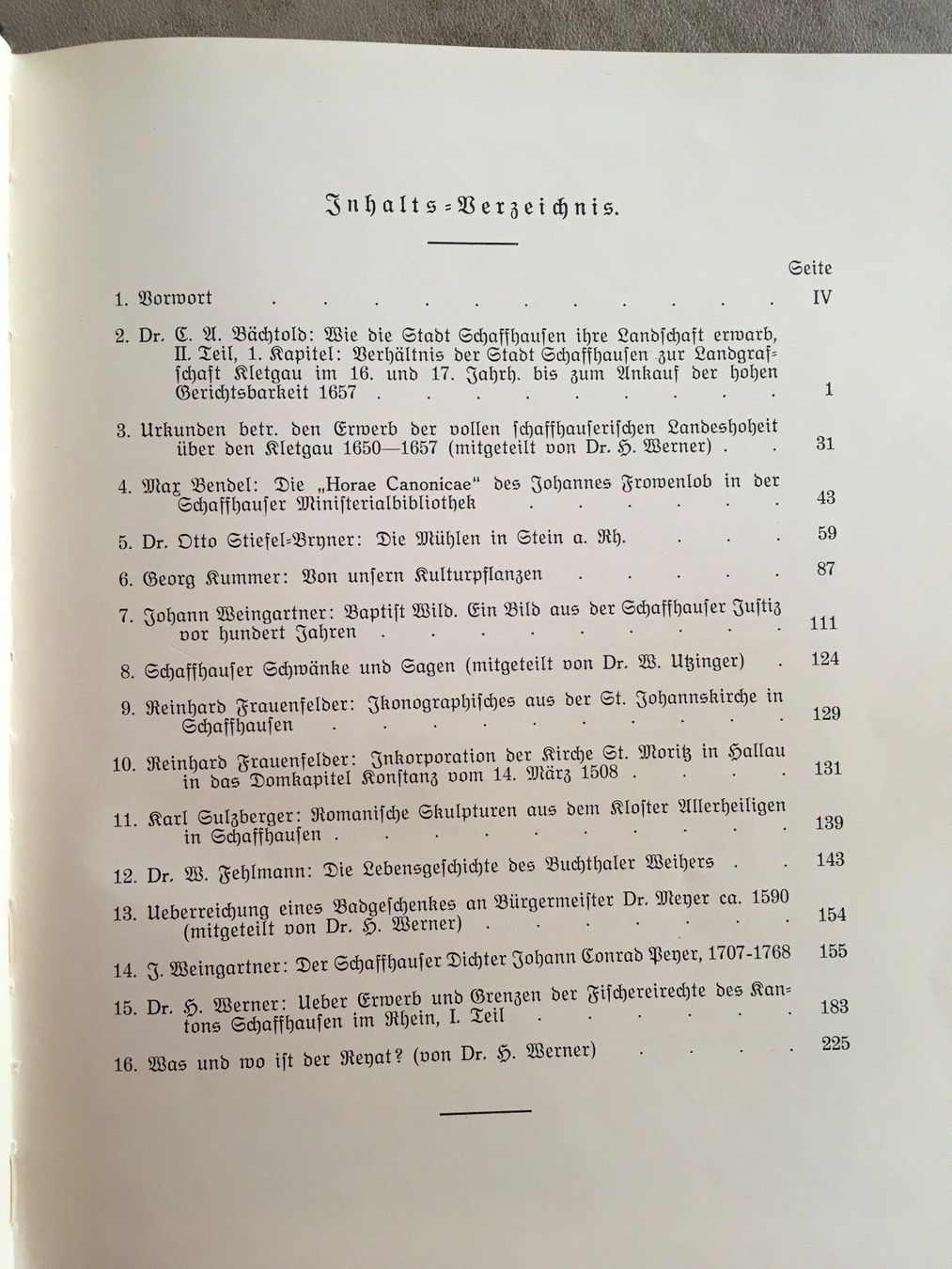 Bücher: Schaffhauser Jahrbuch 1926 – Gebraucht aus Oberwil BL von elk_wf5x 3