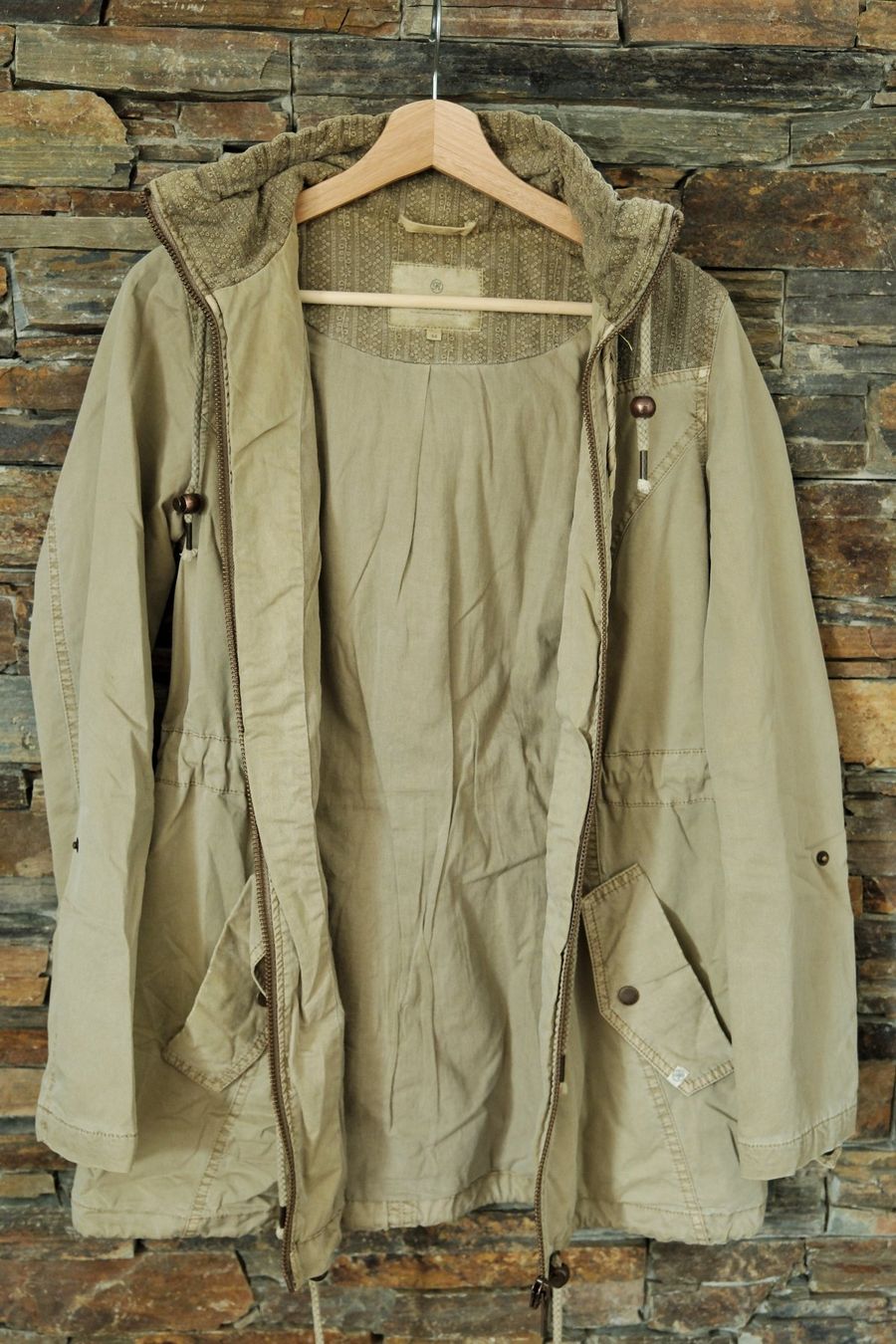 Cappotti: Jacke / Mantel REVIEW Gr. M beige – Difettoso da Wohlen AG venduto da Exitburn 4
