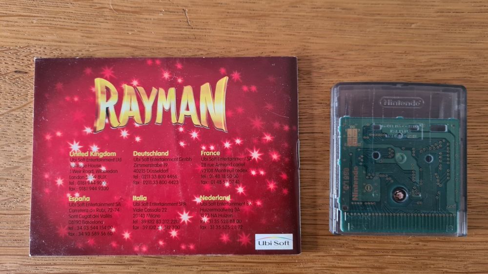 Original Nintendo Game Boy Color Game: RAYMAN mit Anleitung (Gebraucht ...