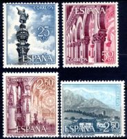 SPANIEN  1965 TOURISMUS 4 MARKEN **POSTFRISCH** - O278