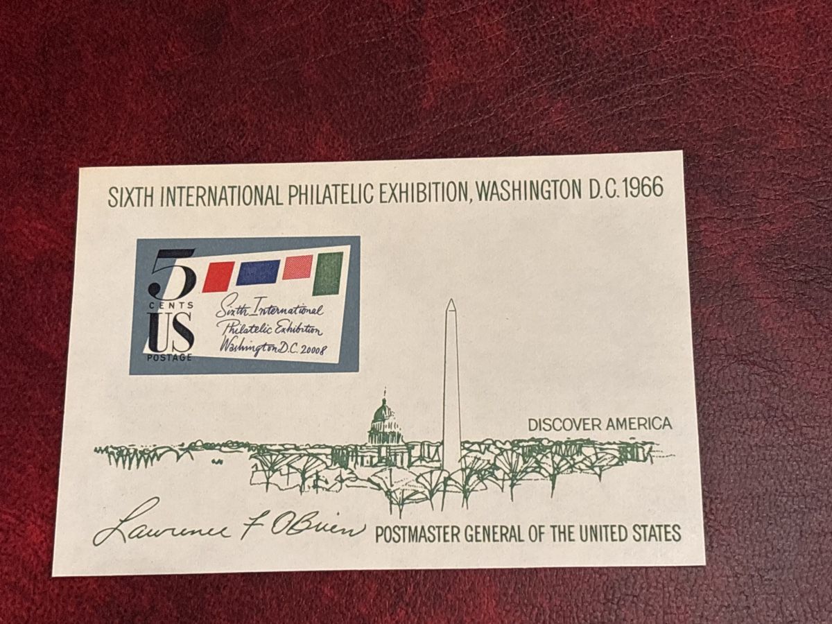Tutti i francobolli: Ticket Washington DC 1966 signiert – Nuovo (secondo la descrizione) da Zürich venduto da engebrunau