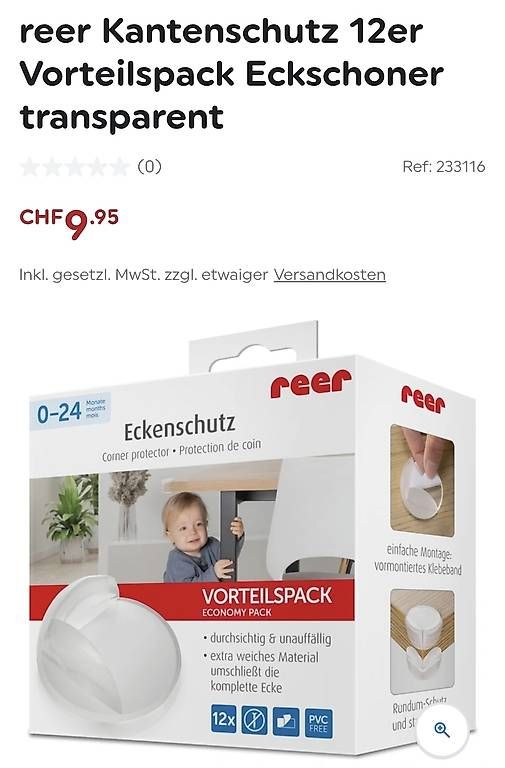 Tutto per la sicurezza: reer Eckenschutz Kleinkind Möbel – Usato da heitenried venduto da Jeanmariebou