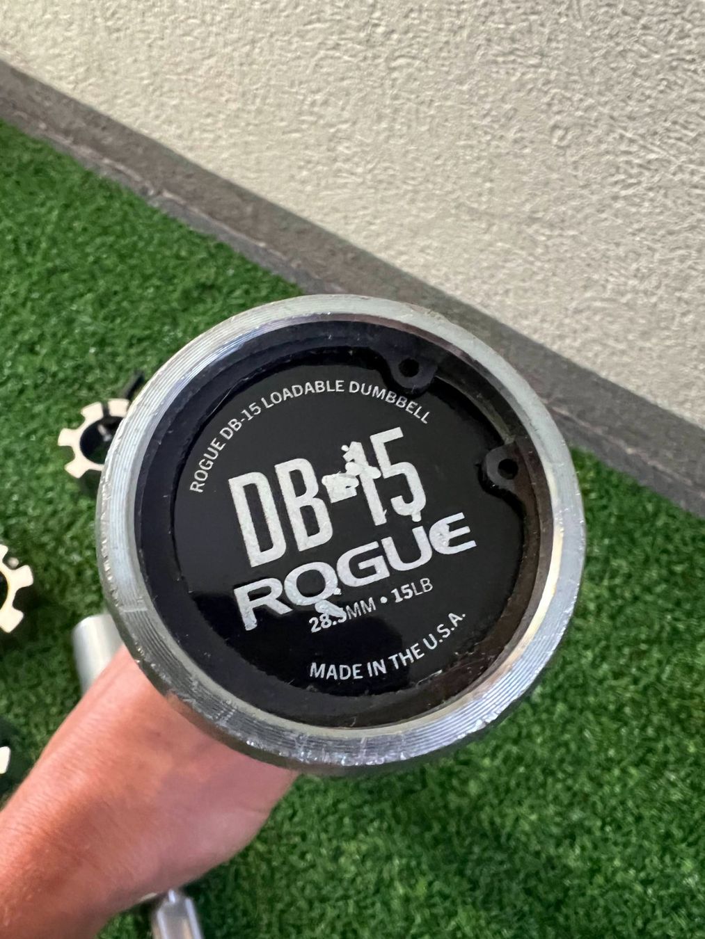 Rogue Hanteln & Gewichte: Rogue DB-15 Loadable Dumbbells 50mm Kurzhanteln – Gebraucht aus Arlesheim von SKA_4144 1