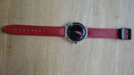 Montre Swatch automatic cuir rouge neuve