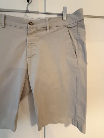 Bermuda Luigi Fusaro beige con macchie -  50, Made in Italy