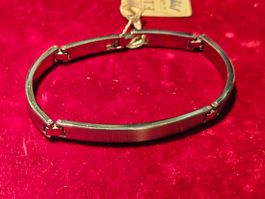 Edelstahl Armkette Kette von FL Paris 19cm und 6mm Breit