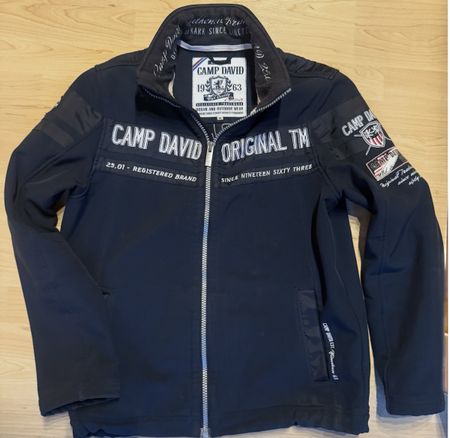 Camp David Jacke Herren Gr. M dunkelblau neuwertig
