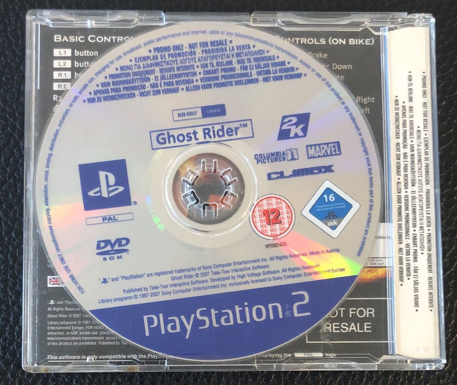 Sony Giochi: Ghost Rider Sony PS2 Promo – Usato da Kestenholz venduto da Naruto_01 1