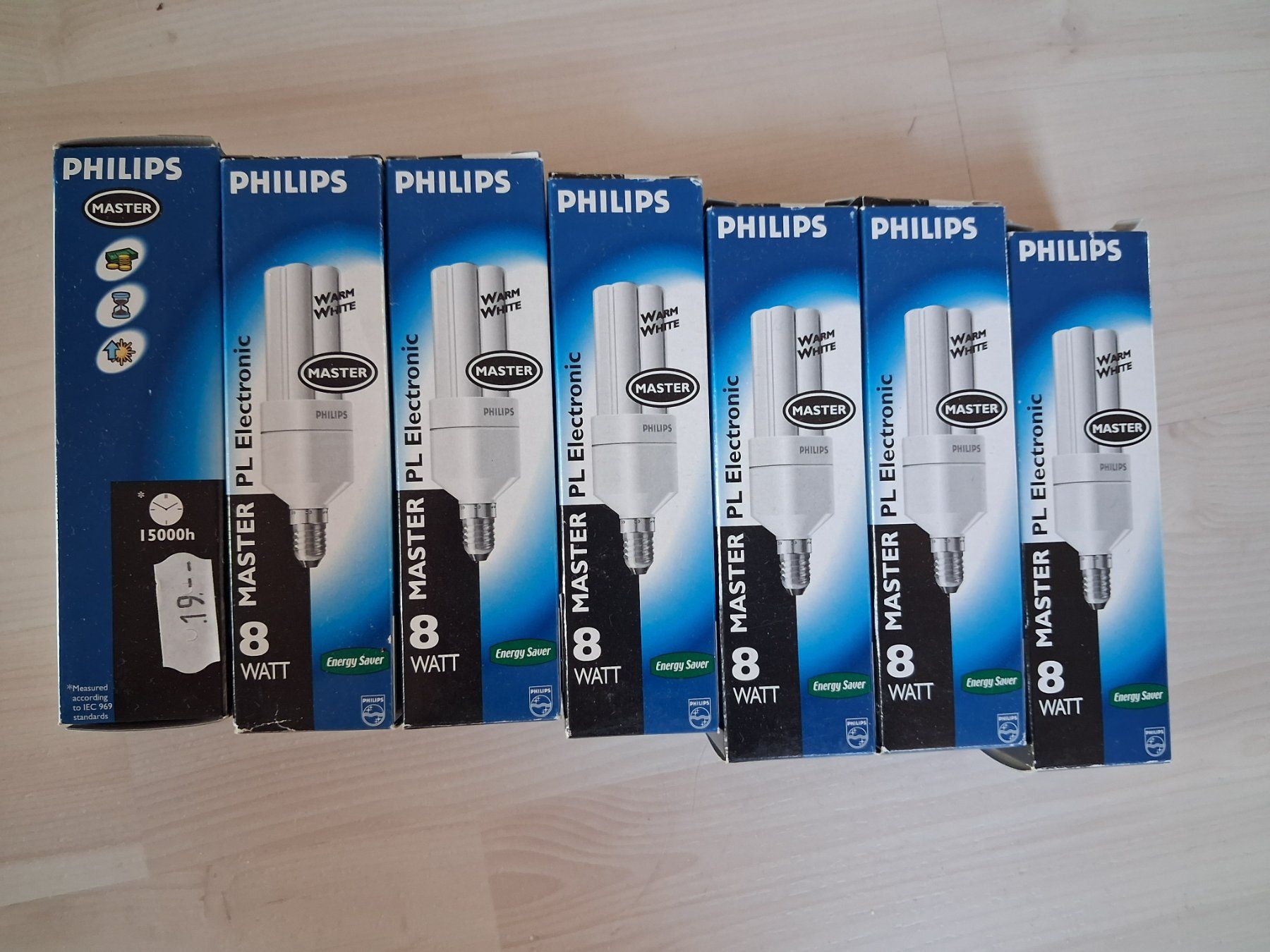 Philips Lampade: 7 X SPARLAMPE 8 WATT E 14 – Nuovo e nell'imballaggio originale da langnau venduto da Santos1411