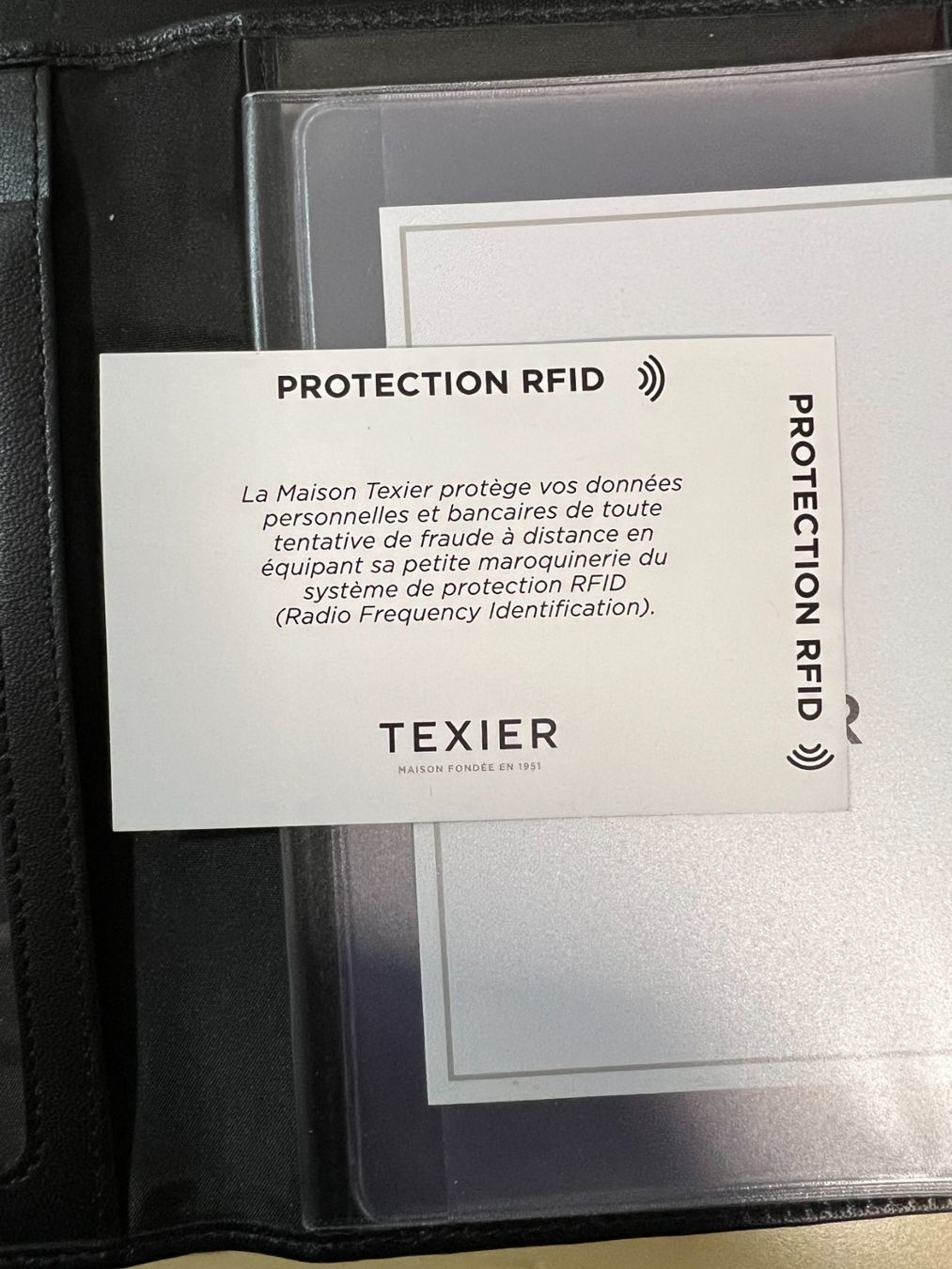 Brieftaschen: Portefeuille Texier Cuir Noir neuf – Neu und originalverpackt aus Lausanne von ffhoud 5