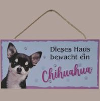 🔥 CHIHUAHUA Holzschild mit Kordel 🎀 12x25cm NEU 🔥