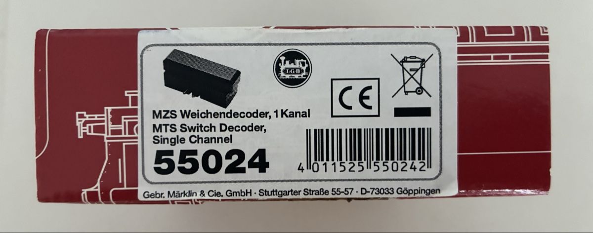 LGB Modelleisenbahnen: LGB MZS Weichendecoder 2 Kanal – Neu (gemäss Beschreibung) aus Oberägeri von Waldhuisli