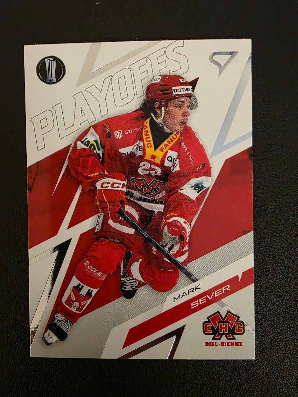 Sportzoo Cartes à collectionner: 2025/26 EHC Biel Mark Sever Playoffs – D'occasion à Bauma par Yotanke