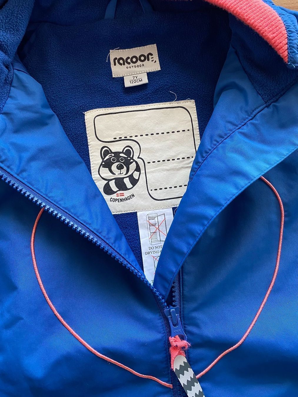 Racoon Giacche & Cappotti: Racoon Mädchen Jacke / blau-rosa / Grösse 122 – Usato da Urdorf venduto da Bets4 1
