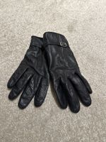 AXXESSORY Handschuhe aus Leder schwarz Grösse M