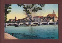 BASEL - Rheinansicht - Schiff