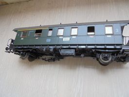 HO ROCO Modelleisenbahn Pers.Wagen DB grün 2.Klasse Lüp16cm