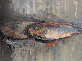 Gemälde Fische