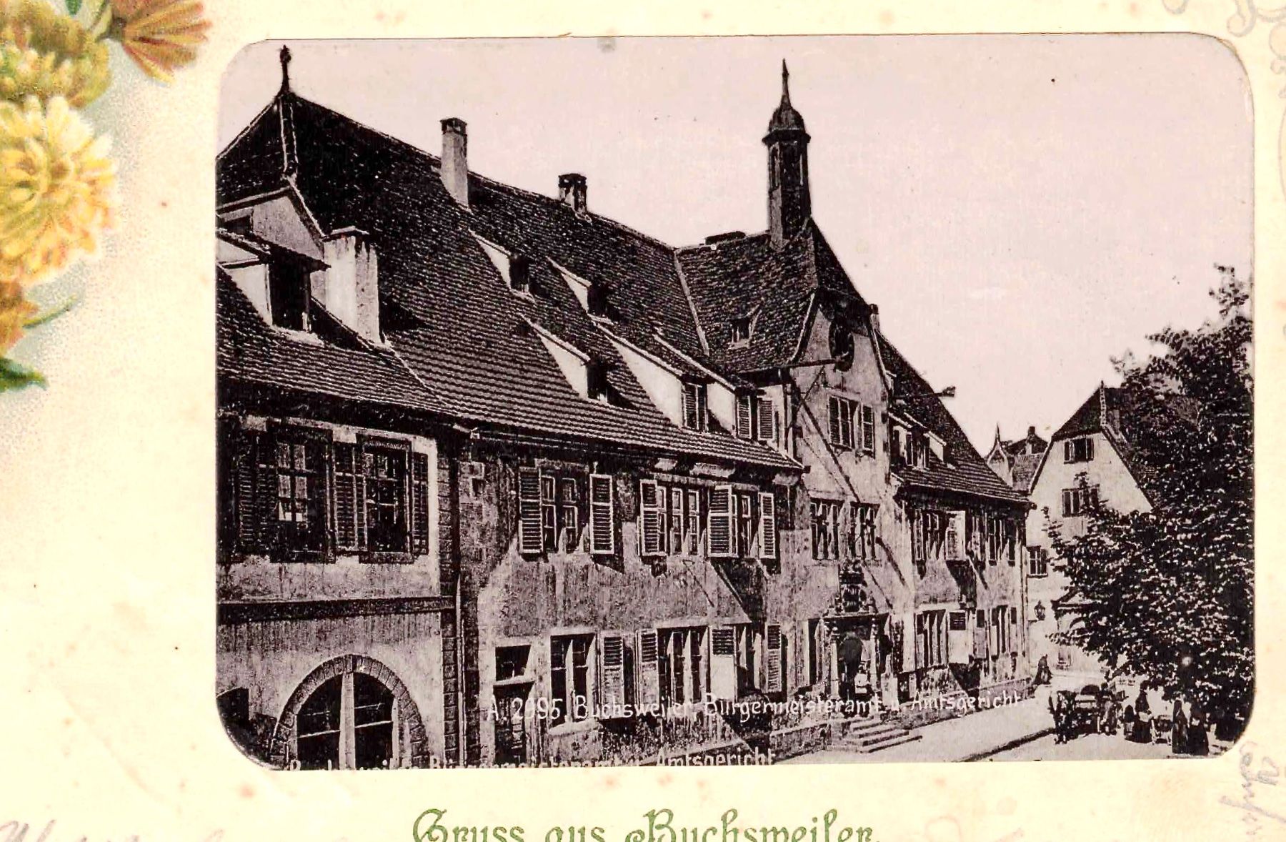 Cartes postales: Gruss aus BUCHSWEILER ca. 1900 (D) – D'occasion à Oberdorf BL par Hopfehuepfer 1
