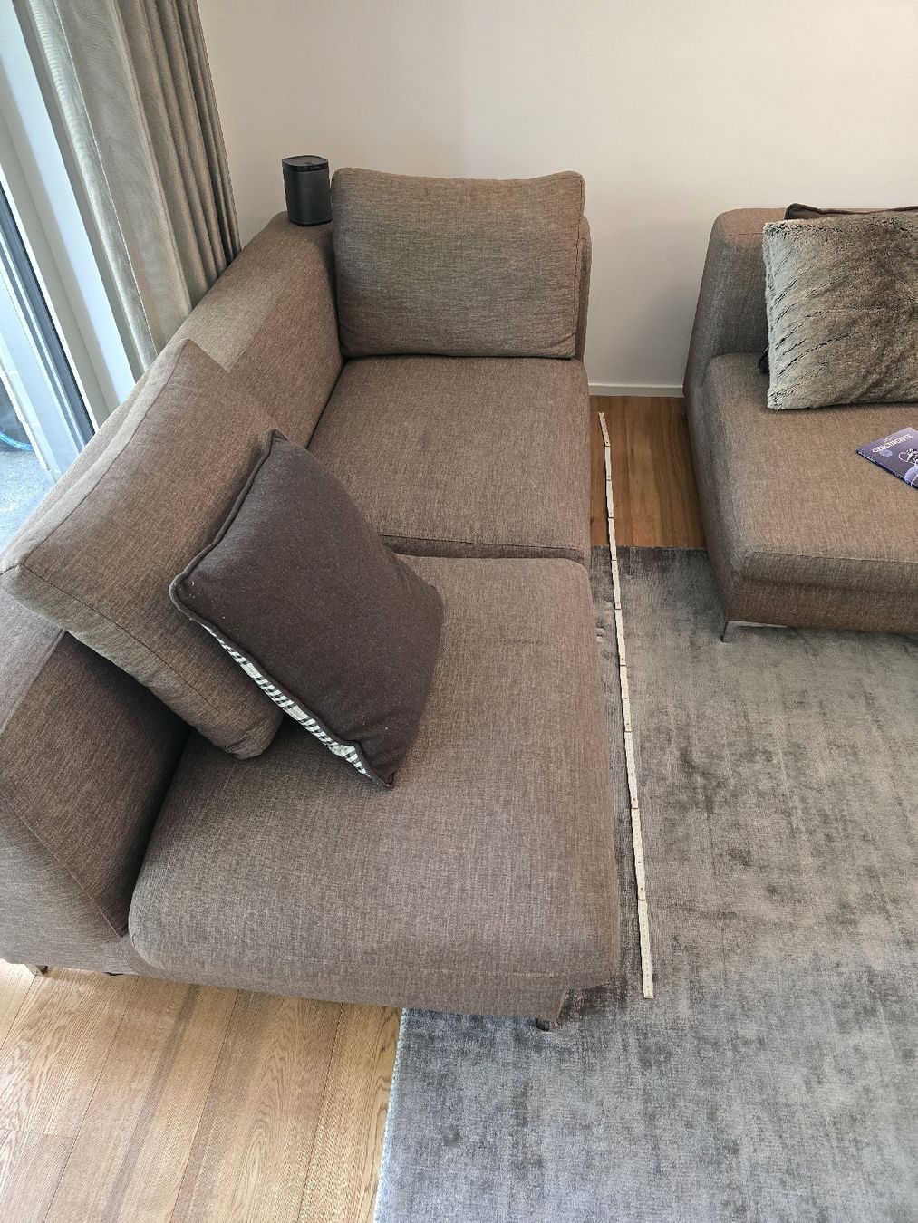 Sofas: Sofa braun mit Elementen gut erhalten – D'occasion à Baar par Blue_eye 4