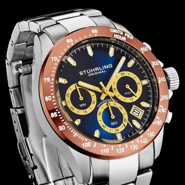 Uhren: Stührling Ultima 3960 Quarzchronograph 42 mm Normal 299Frank – Neu und originalverpackt aus stans von Kapferdesign 1