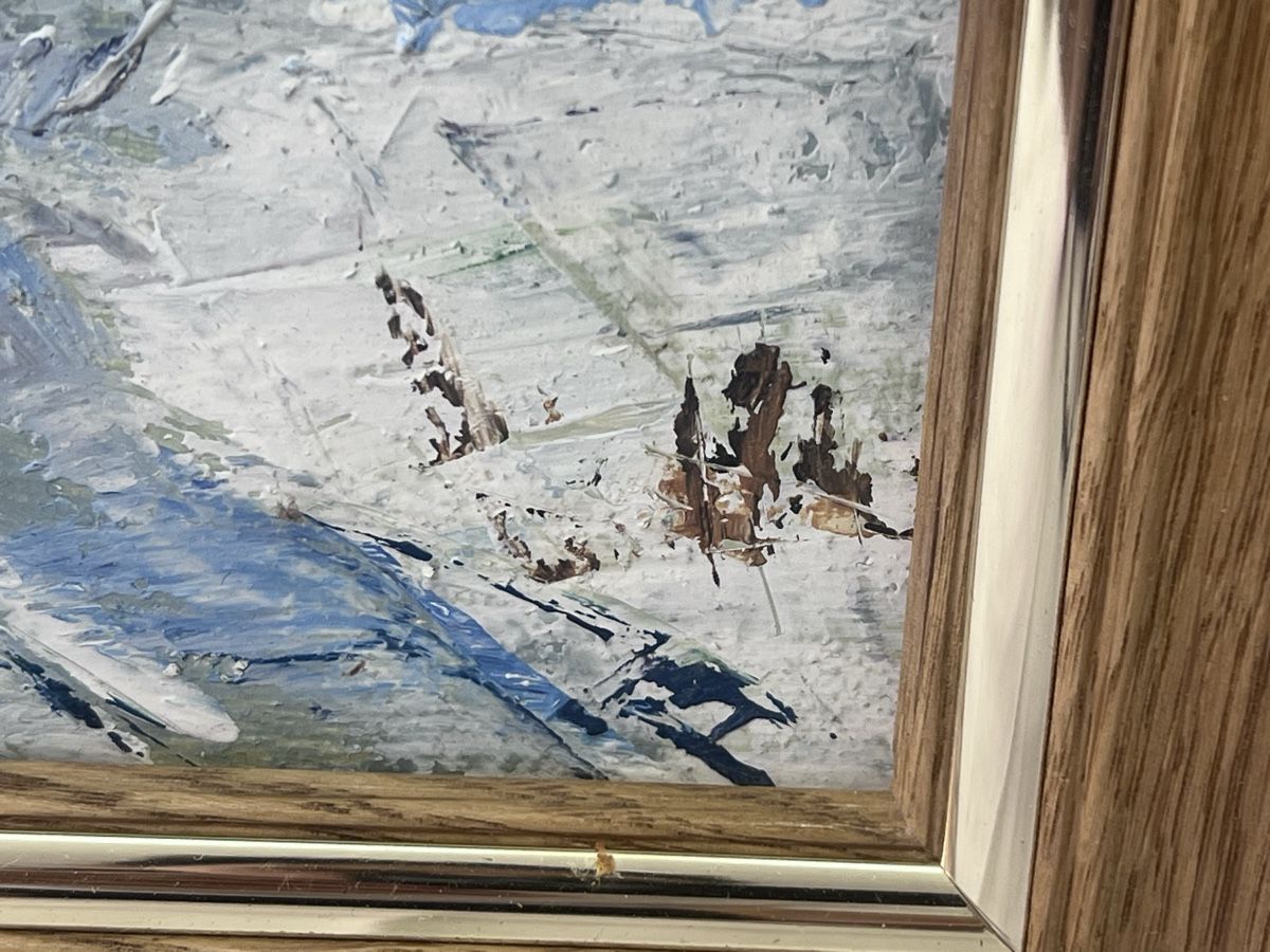 Dipinti: Ölgemälde Winterlandschaft (50) – Usato da Glattfelden venduto da brockischweiz 3