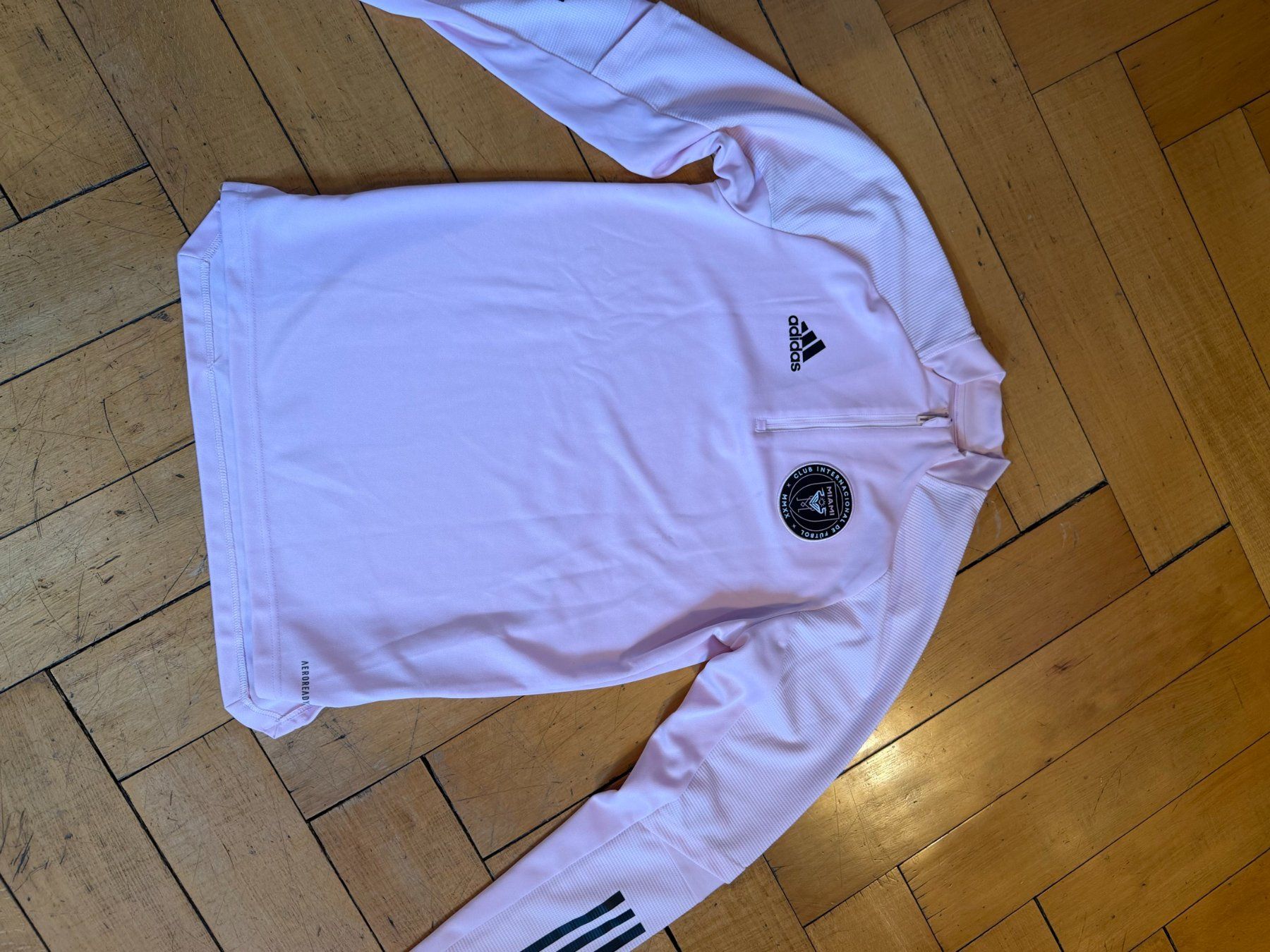 Jacken: Veste zippée Inter Miami adidas rose pâle – Gebraucht aus Genève von rij_7zrr