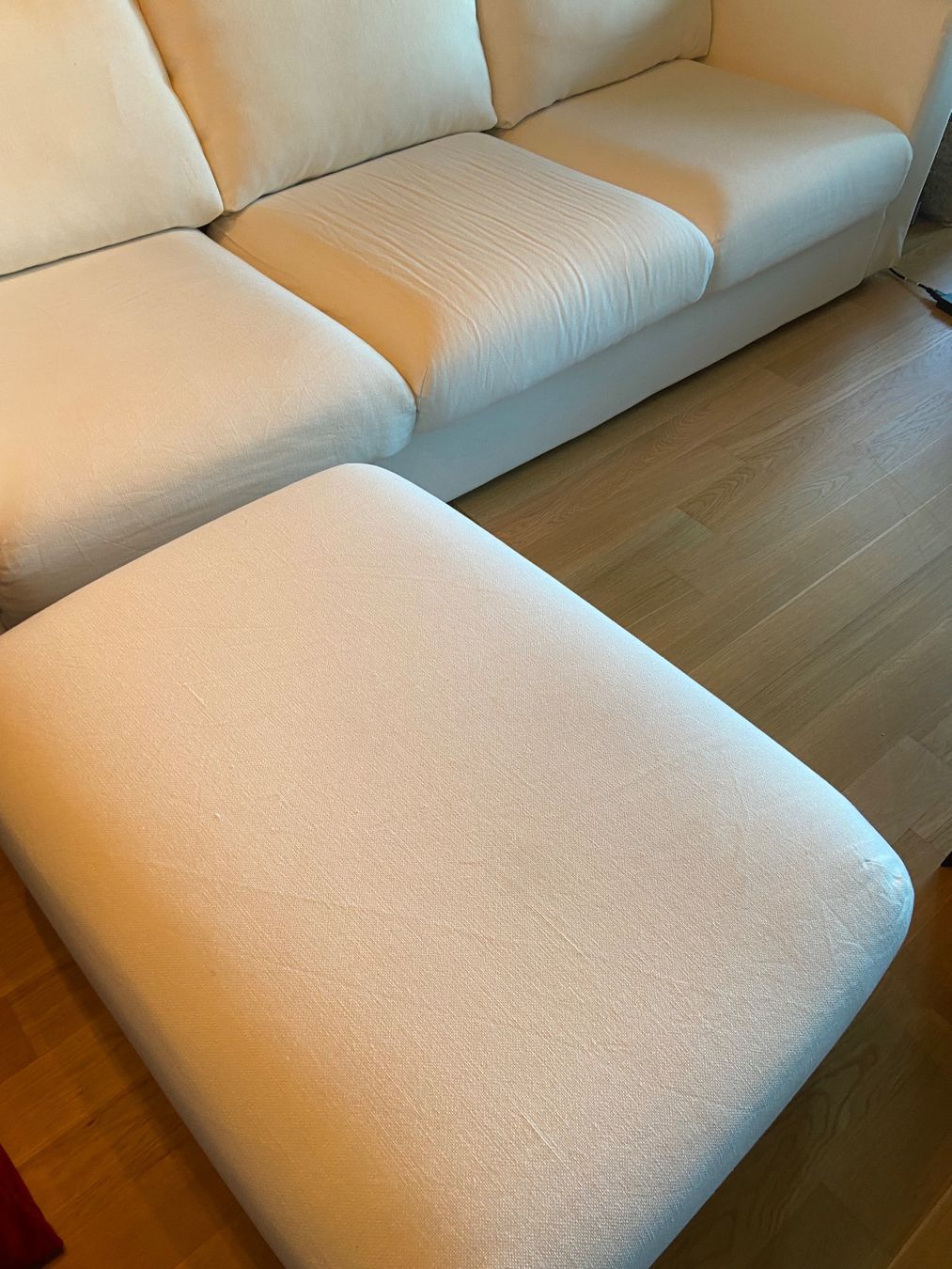 Ikea Sofas: Vimle Sofa & Hocker mit hochwertigem Bezug von BEMZ – Gebraucht aus Bern von izzzii 7