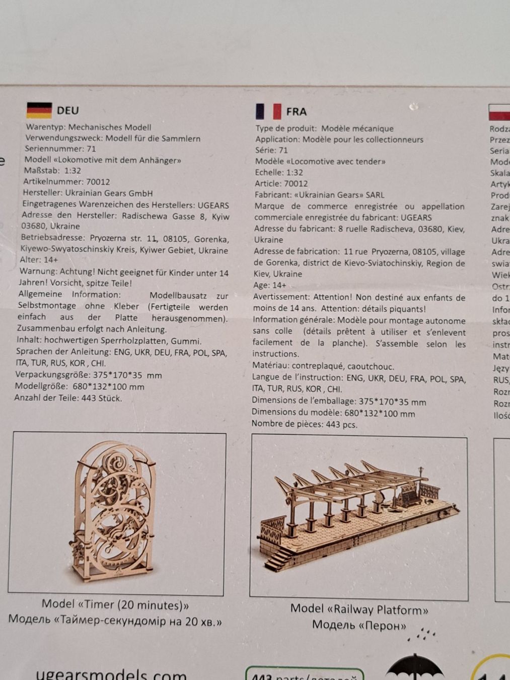 Modelleisenbahnen: Retro Modellbahn Holz Bewegliches Modell – Neu und originalverpackt aus Birsfelden von oleros 6