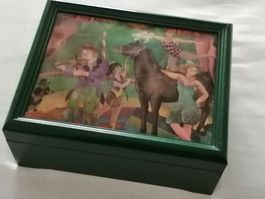 Schmuckschatulle m. Musikdose aus den 70ger Jahren