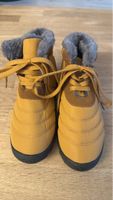 Winterstiefel gefüttert gelb neuwertiger Zustand