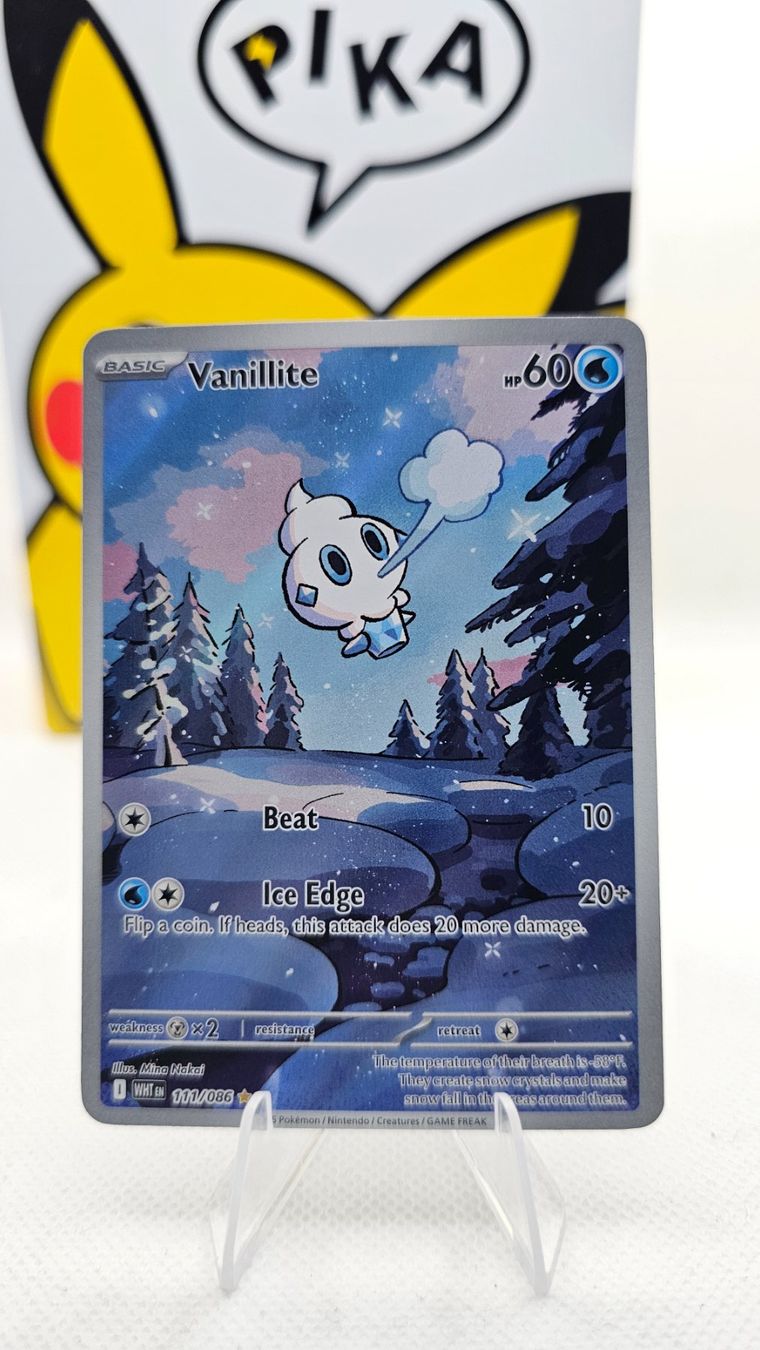 Pokémon Sammelbilder & Trading cards: Vanilite WHT 111/086 EN – Gebraucht aus Rheineck von Pinia03