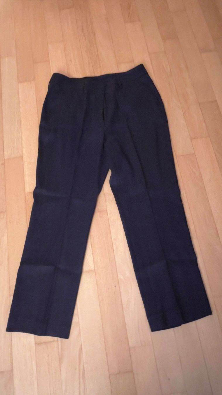 Pantaloni: Cristina Durio Hose, Gr. 48, Dunkelblau – Nuovo (secondo la descrizione) da Küsnacht ZH venduto da Gila1983