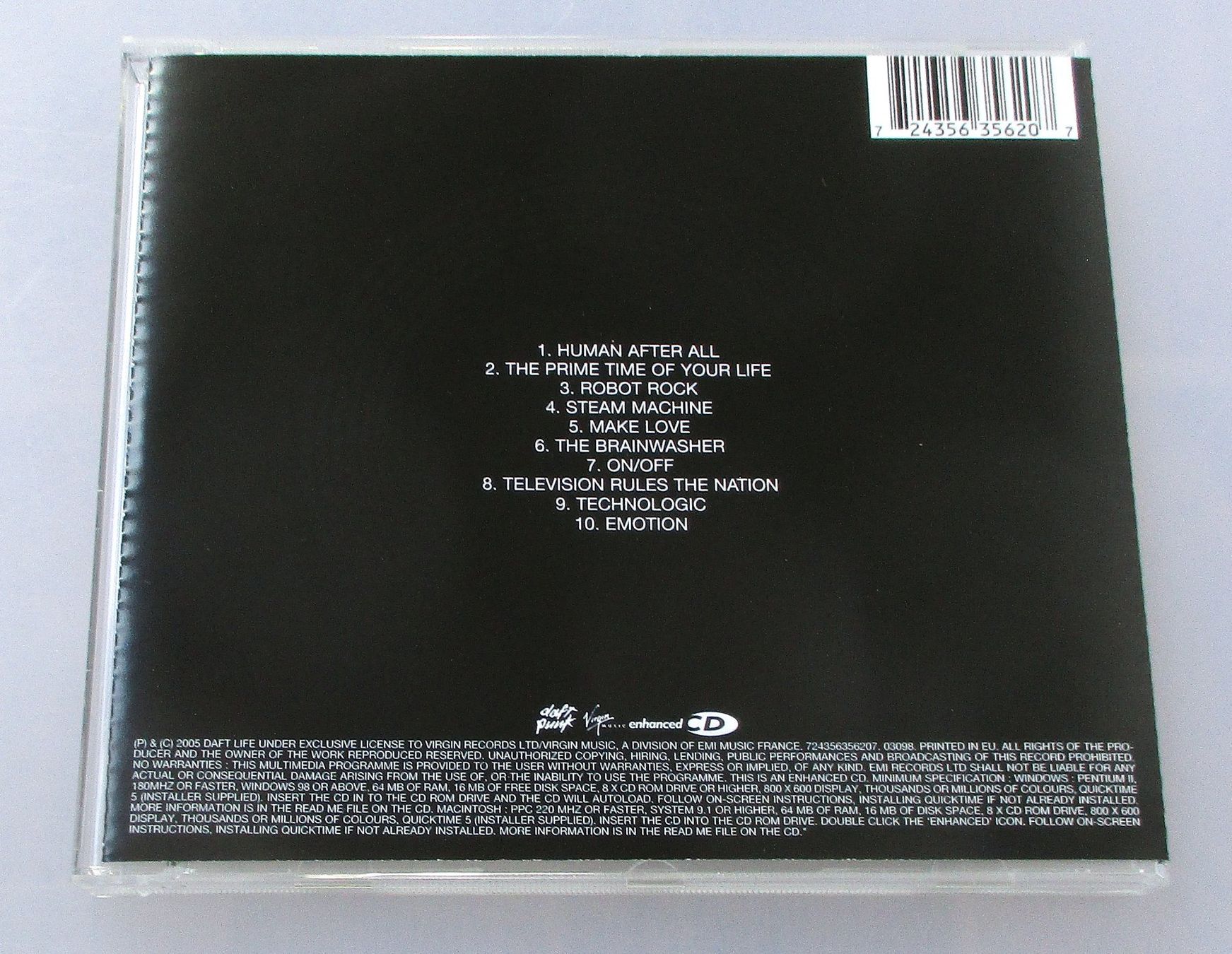 CD: DAFT PUNK - Human After All – Usato da Wattwil venduto da Muriel11 1