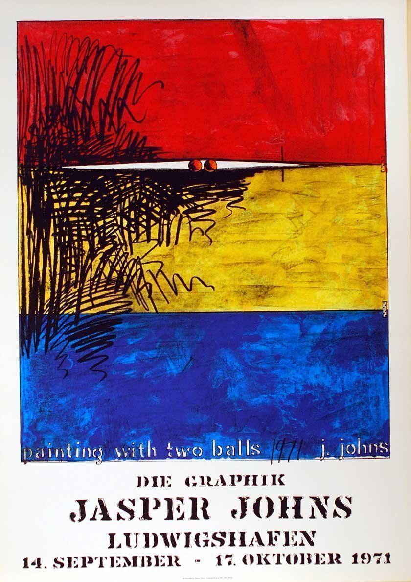 Foto & Immagini: Jasper Johns, painting with two balls – Nuovo (secondo la descrizione) da Bern venduto da Vintage-Art-Poster 1