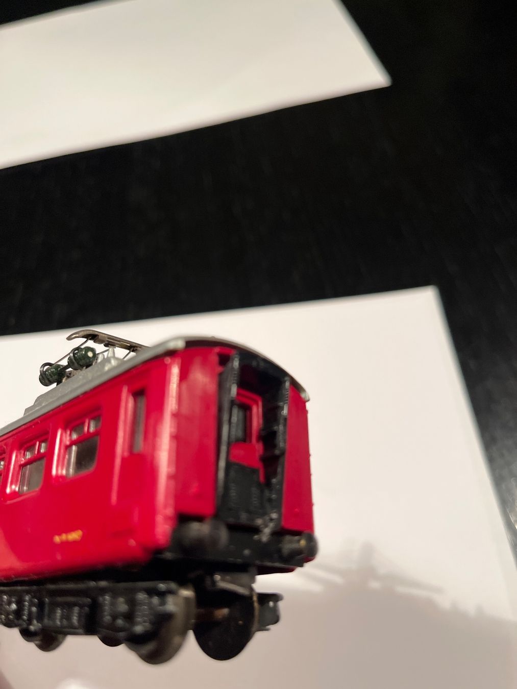 Hag Modellini di ferrovie: SBB CFF RE4/4 Restaurant-Wagen HAG – Usato da Spiegel b. Bern venduto da Burdicrew 3