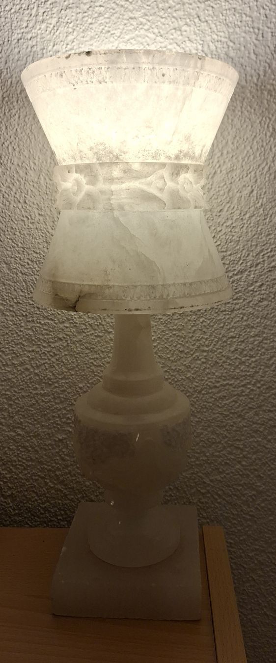 Lampade: Alabaster Lampenpaar 1970er – Usato da Meinisberg venduto da MartinaM1972 1