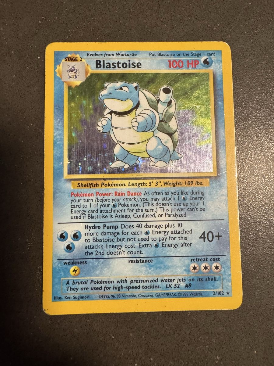 Pokémon Carte collezionabili: Blastoise Base Set 2/102 - EN 🇬🇧 – Usato da Cadro venduto da kiks27