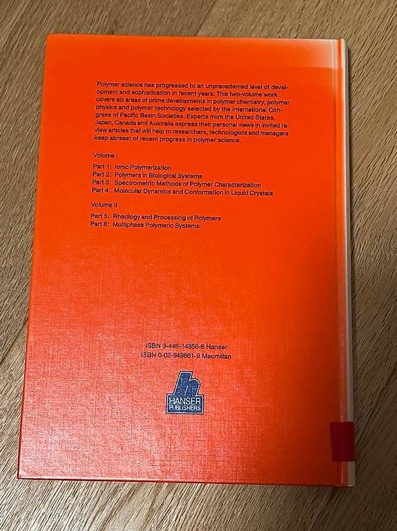 Libri: Current Topics in Polymer Science, Volume I – Usato da Murten venduto da dhade 1