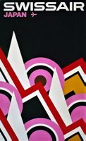SWISSAIR JAPAN 1965 - Original Plakat