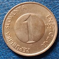 SLOWENIEN - 1 TOLAR 1995 - SEHR SCHOENES SAMMLERSTUECK!