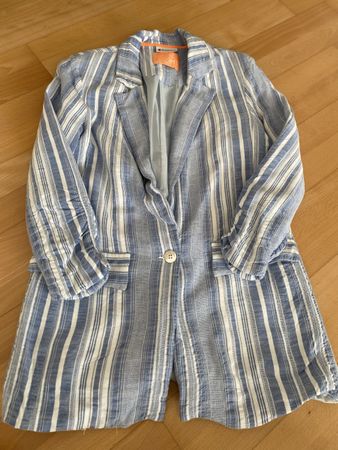 Blazer Street One blau weiss gestreift Grösse 34