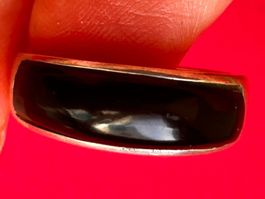 Silberring mit Onyx (Gr. 54)