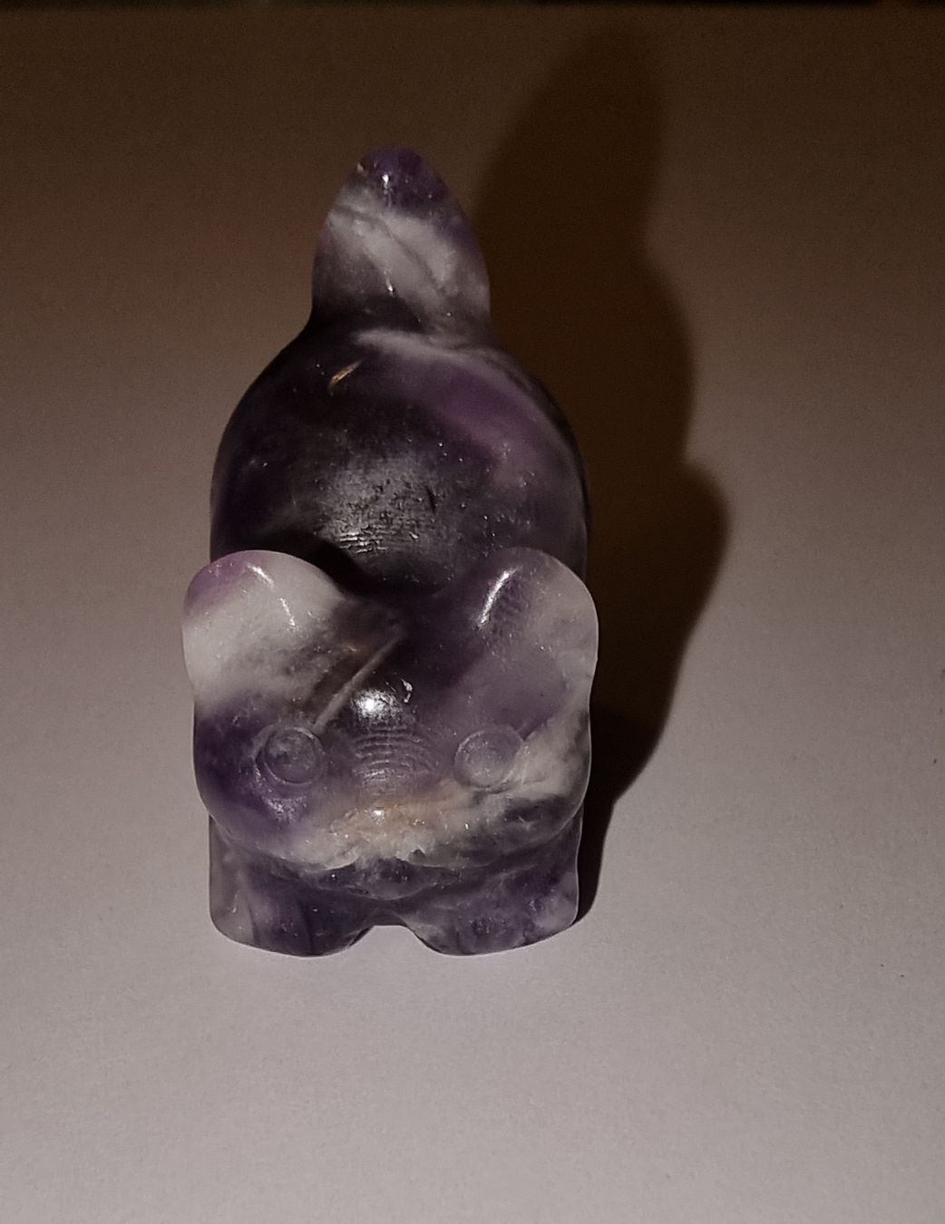 Statuette: Amethyst Katze Statue / Figur – Nuovo e nell'imballaggio originale da Menziken venduto da Mirager