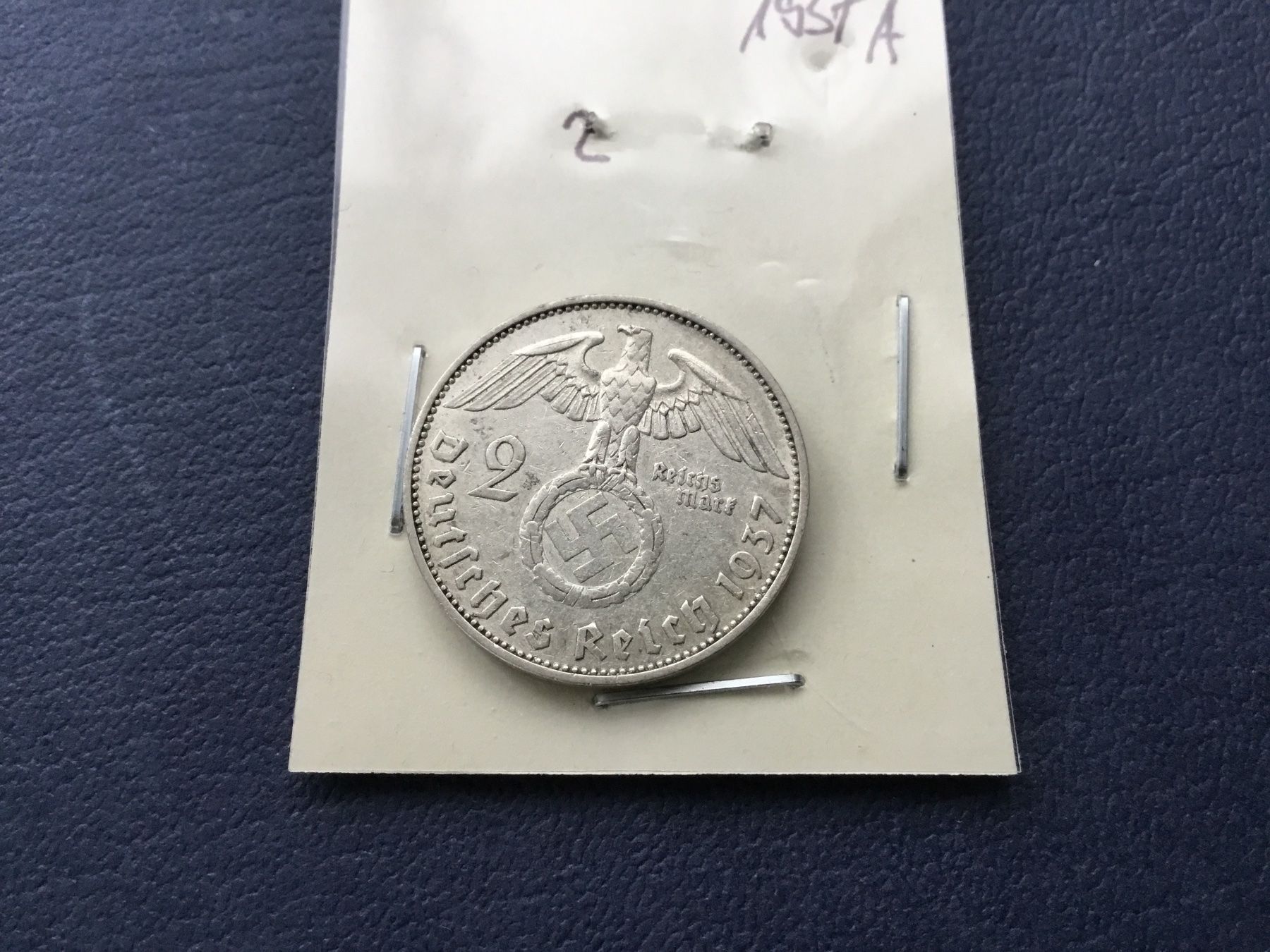 Tutti le monete: 2 Reichsmark 1937   A. – Usato da St. Margrethen SG venduto da alfapeugeot10 3