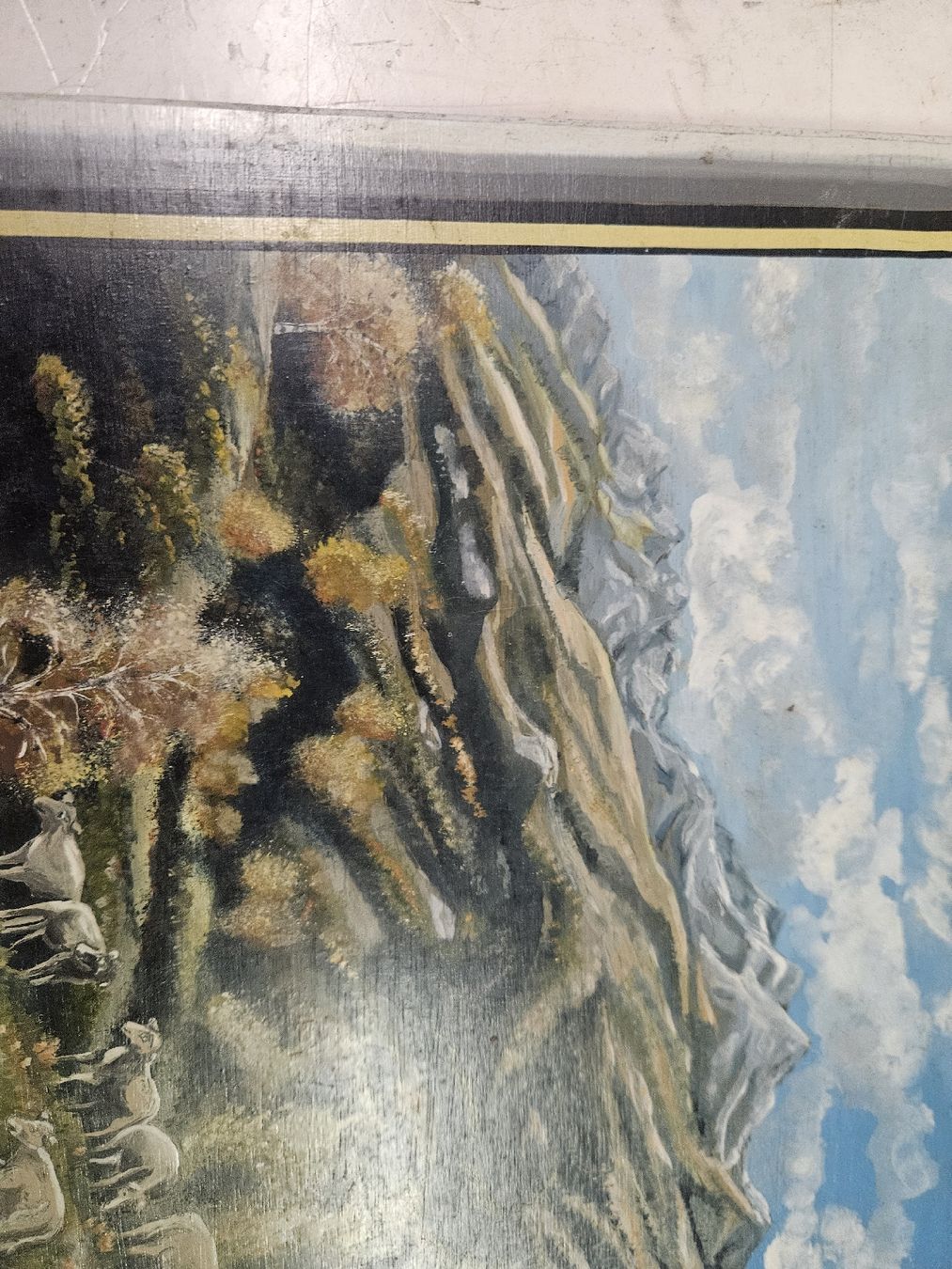 Tableaux: gemälde graubünden – D'occasion à Schwellbrunn par Omega-alpha 3