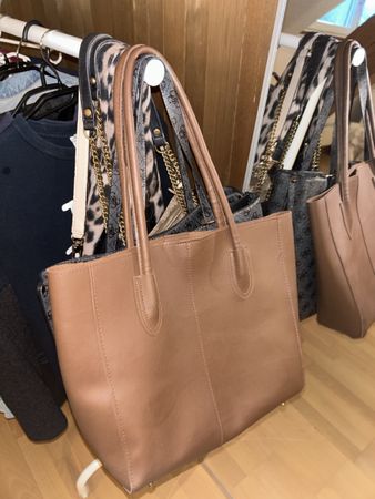 Tasche braun Ledertasche Shopper Damen Tasche neu