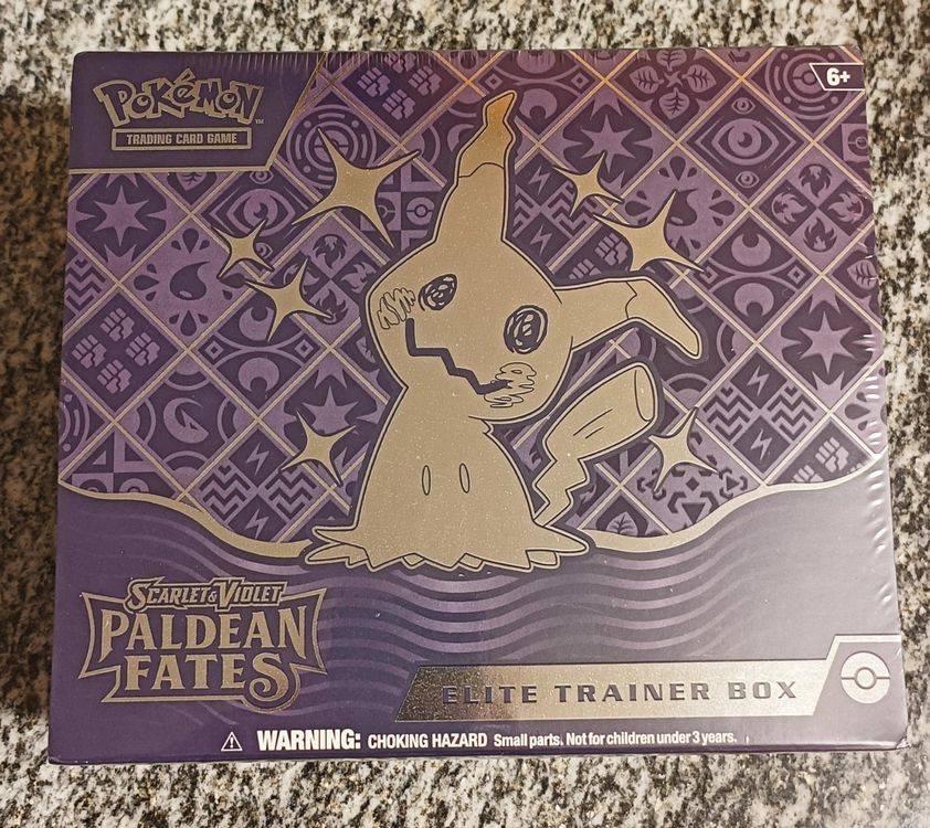 Pokemon Paldean Fates Elite Trainer Box (ETB) SV04.5 EN Kaufen auf Ricardo