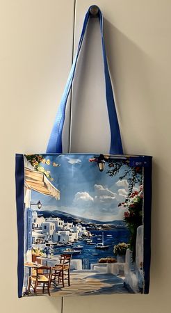 Sommer Tasche/Shopper, Blau, Neu, Handgemacht, Top Zustand!
