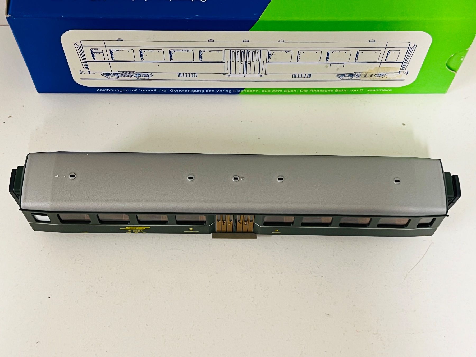 Modellini di ferrovie: STL-Models RhB B 2324 Personenwagen – Nuovo (secondo la descrizione) da Neuenhof venduto da ludovicco 5